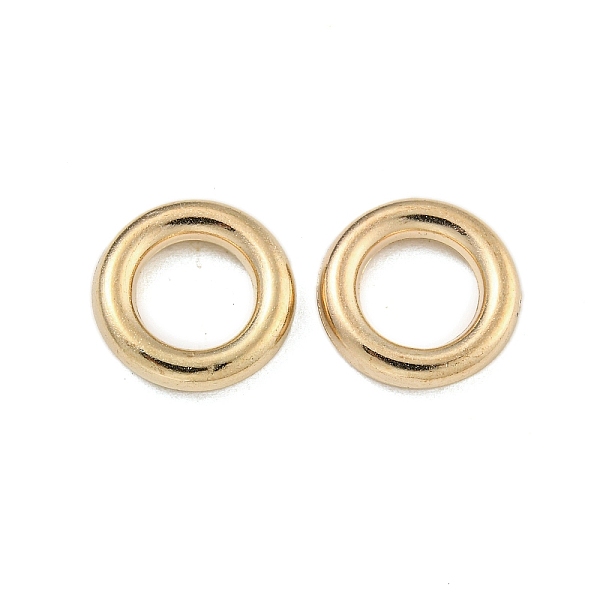 

PandaHall CCB Plastic Beads, Round Ring, Golden, 12x2.8mm, Hole: 7mm Plastic Ring