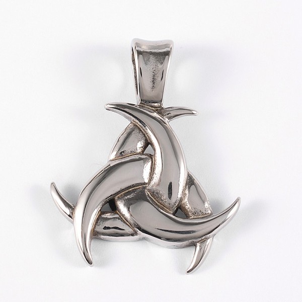 

PandaHall 316 Surgical Stainless Steel Pendants, Stainless Steel Color, 40x32x5mm, Hole: 8x6mm 316 Surgical Stainless Steel Others