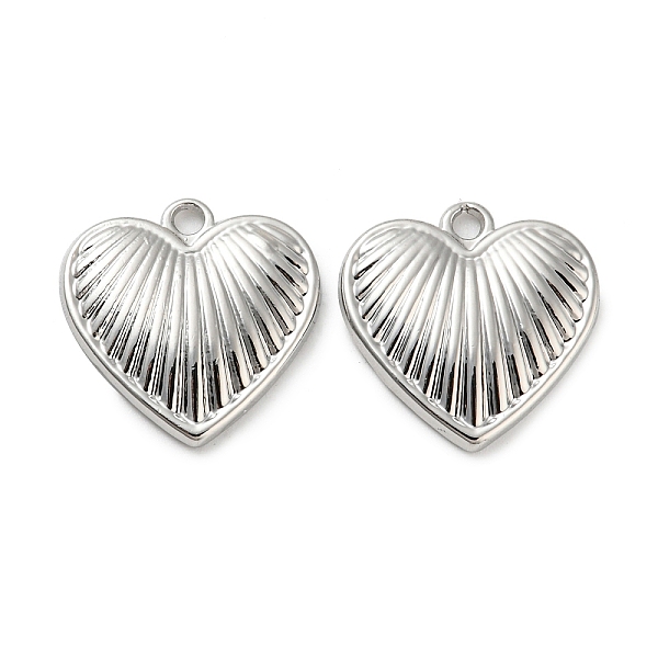 

PandaHall Alloy Pendants, Lead Free & Cadmium Free, Heart, Platinum, 15x15x2.5mm, Hole: 1.5mm Alloy Heart