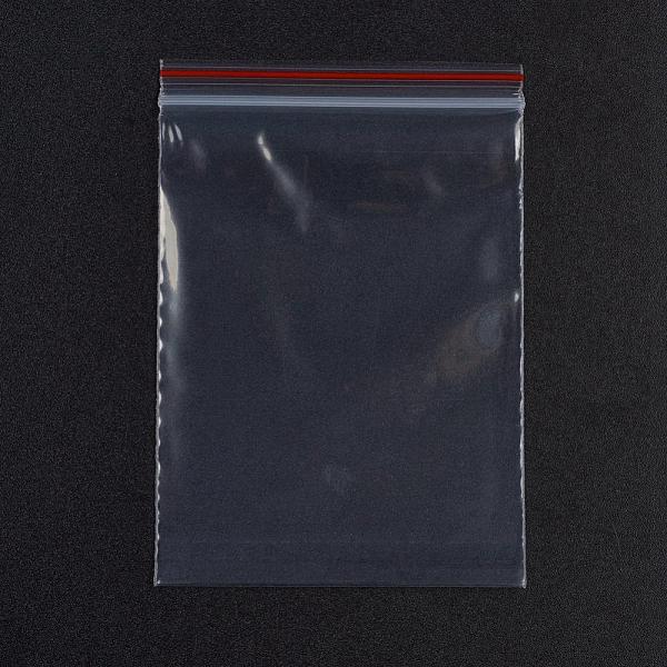 

PandaHall Plastic Zip Lock Bags, Resealable Packaging Bags, Top Seal, Self Seal Bag, Rectangle, Red, 9x6cm, Unilateral Thickness: 1.3 Mil...
