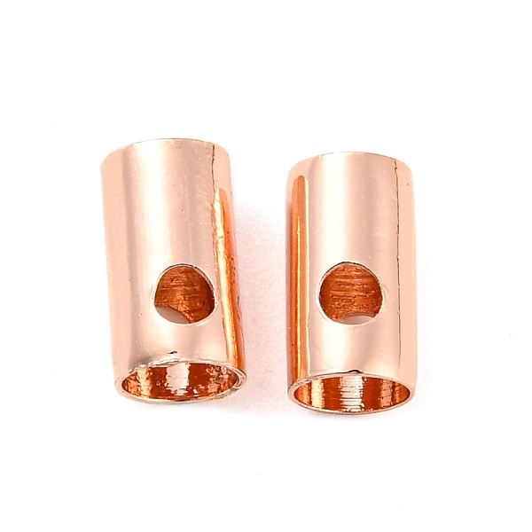 

PandaHall Rack Plating Brass Bead, Column, Rose Gold, 6.8x3.7mm, Hole: 1.6mm Brass Column