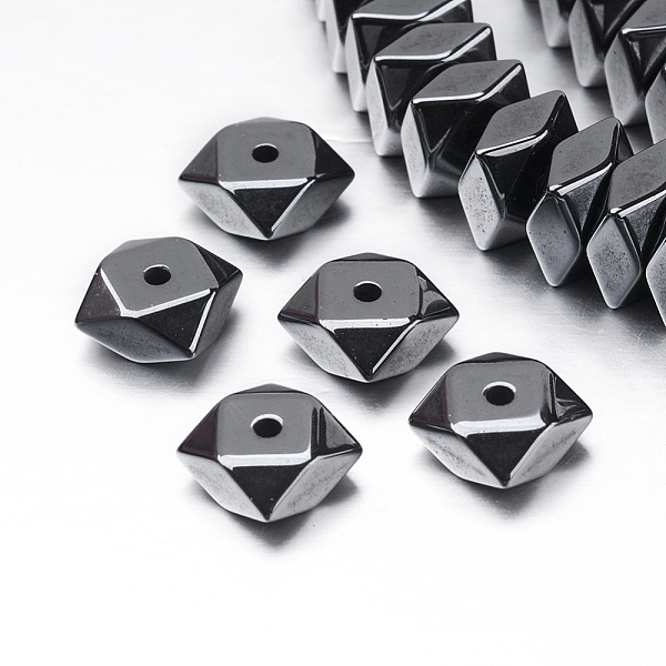 PandaHall Non-magnetic Synthetic Hematite Beads Strands, Faceted, Square, 8x8x4mm, Hole: 1mm; about 97pcs/strand, 15.1''(38.5cm)... PandaHall Non-magnetic Synthetic Hematite Beads Strands, Faceted, Square, 8x8x4mm, Hole: 1mm; about 97pcs/strand, 15.1''(38.5cm)...