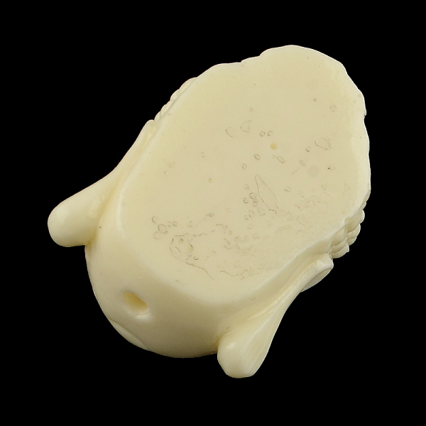 

PandaHall Dyed Buddha Head Synthetical Coral Beads, Light Yellow, 27~28x20~21x12mm, Hole: 1.5mm Synthetic Coral Human Yellow