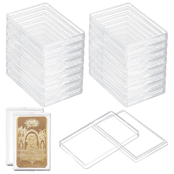 Transparent Acrylic Silver Bar Gold Bar Storage Cases