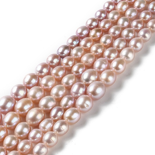 

PandaHall Natural Cultured Freshwater Pearl Beads Strands, Gradient Rice, Grade 6A+, Rosy Brown, 4~10x4~9mm, Hole: 0.5mm, about 59pcs/strand...