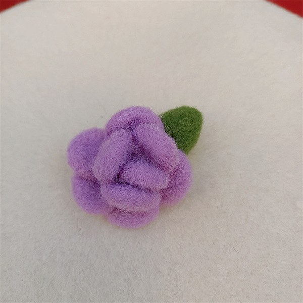 

PandaHall Handmade Wool Felt Woven Costume Accessories, Rose, Medium Orchid, 40x40mm Felt Flower