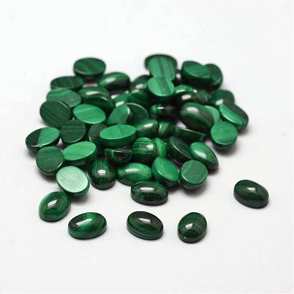 

PandaHall Oval Natural Malachite Cabochons, 8x6x3mm Malachite Oval