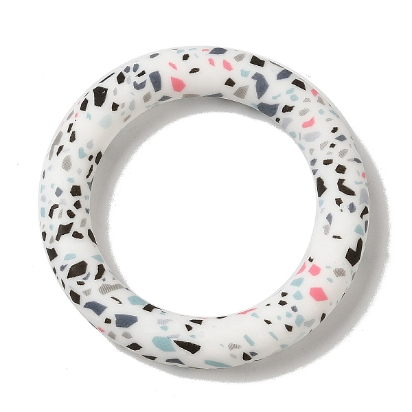 

PandaHall Silicone Beads, Ring, WhiteSmoke, 65x10mm, Hole: 3mm Silicone Ring White