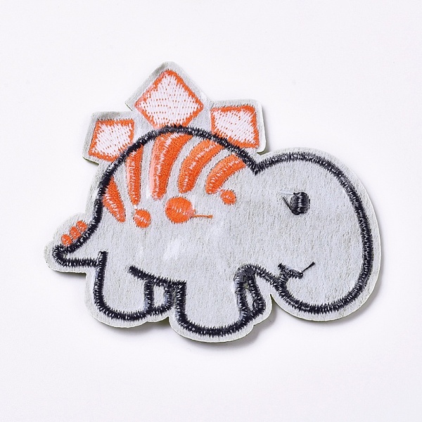 

PandaHall Computerized Embroidery Cloth Iron on/Sew on Patches, Costume Accessories, Appliques, Dinosaur, Green, 80x88x1.5mm Cloth Other...