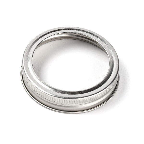 

PandaHall Tinplate Screw Cover, Flat Round, Platinum, 73x14mm Tinplate