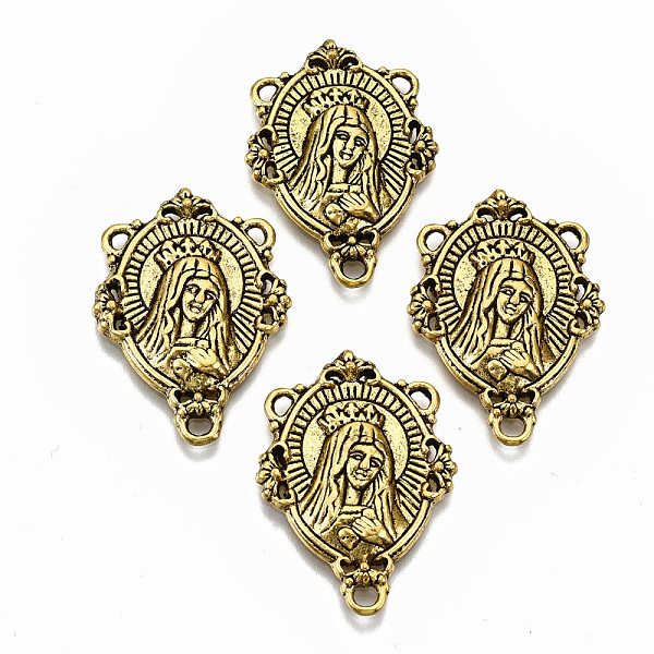 

PandaHall Tibetan Style Alloy Chandelier Component Links, 3 Loop Connectors, Chandelier Component Links, 3 Loop Connectors, for Religion...