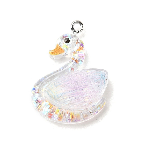 Transparent Resin Pendants