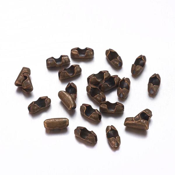 

PandaHall Iron Ball Chain Connectors, Nickel Free, Antique Bronze, 5x2.5x2mm, Fit for 1.5mm ball chain Iron