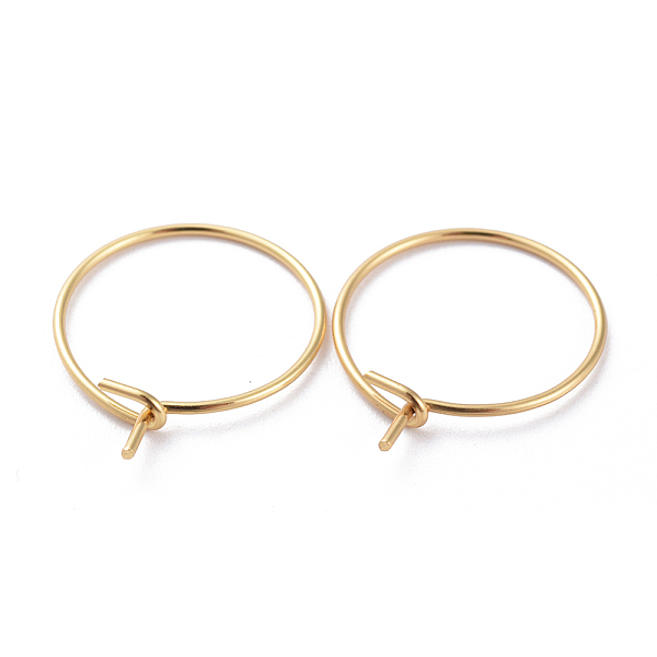 316 Surgical Stainless Steel Hoop Earrings Findings