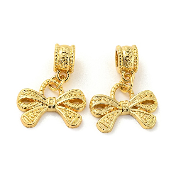 

PandaHall Tibetan Style Alloy European Dangle Charms, Large Hole Pendants, Bowknot, Golden, 25mm, Pendant: 14x18.5x2mm, Hole: 5mm Alloy...