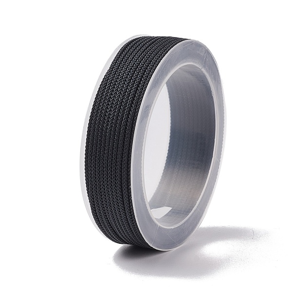 

PandaHall Braided Nylon Threads, Dyed, Knotting Cord, for Chinese Knotting, Crafts and Jewelry Making, Black, 1mm, about 21.87 yards...