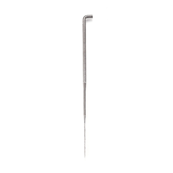 

PandaHall Iron Felting Needles, Platinum, 8.1cm Iron