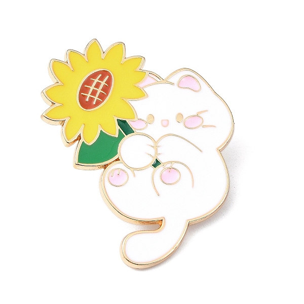 

PandaHall Enamel Pin, Golden Alloy Brooches for Backpack Clothes, Cadmium Free & Lead Free, Cat, Yellow, 33x27x1.5mm Alloy+Enamel Cat Shape...