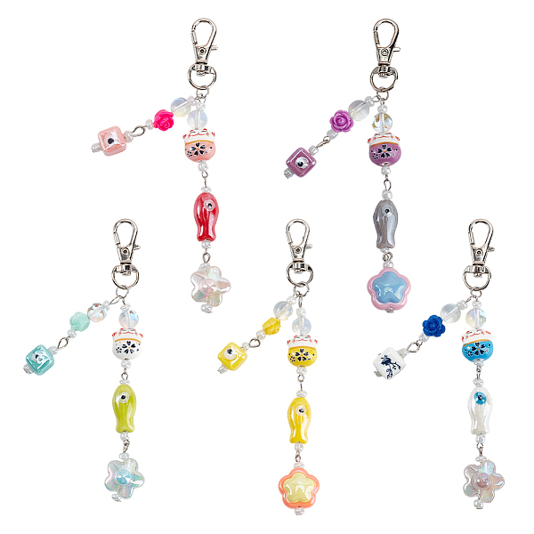 5Pcs Acrylic & Resi… - image