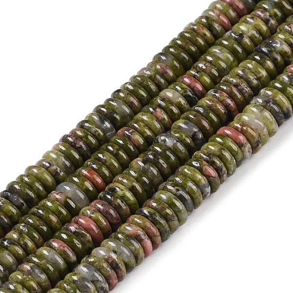 Natural Unakite Bea… - image