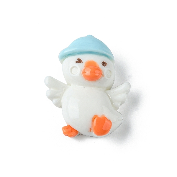 

PandaHall Opaque Resin Cabochons, Duck, Light Blue, 22x17.5x8.5mm Resin Duck
