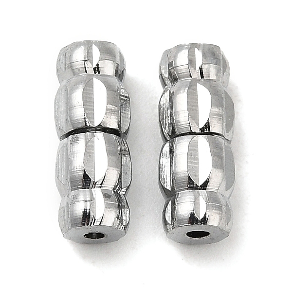 

PandaHall Brass Screw Clasps, Platinum, 10x4mm, Hole: 1mm Brass