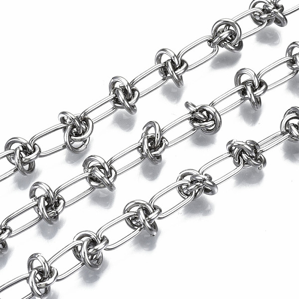 

PandaHall 304 Stainless Steel Link Chains, with Spool, Unwelded, Stainless Steel Color, 11.5x5.8x1.1mm, about 16.4 Feet(5m)/roll 304...
