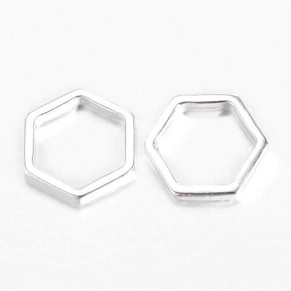 

PandaHall Alloy Linking Rings, Hexagon, Mixed Color, 22x19.5x2.5mm Alloy Hexagon