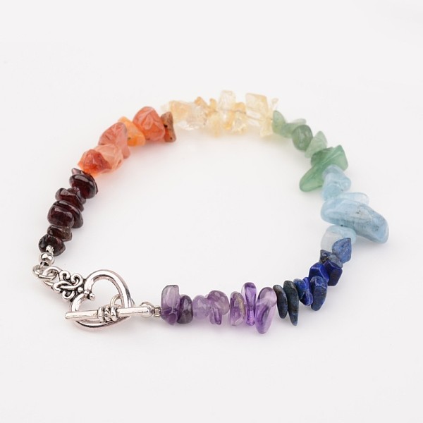 Chip Natural Gemstone Beads Bracelets