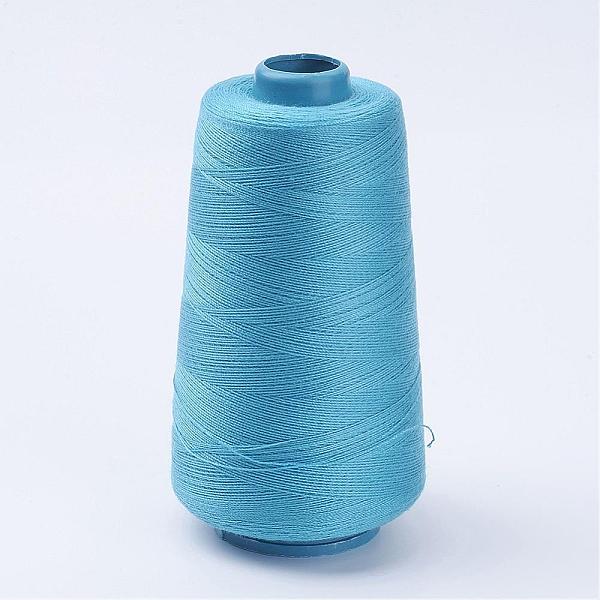 

PandaHall Polyester Thread, Sky Blue, 0.28mm, about 1749.78 yards(1600m)/roll Polyester Blue