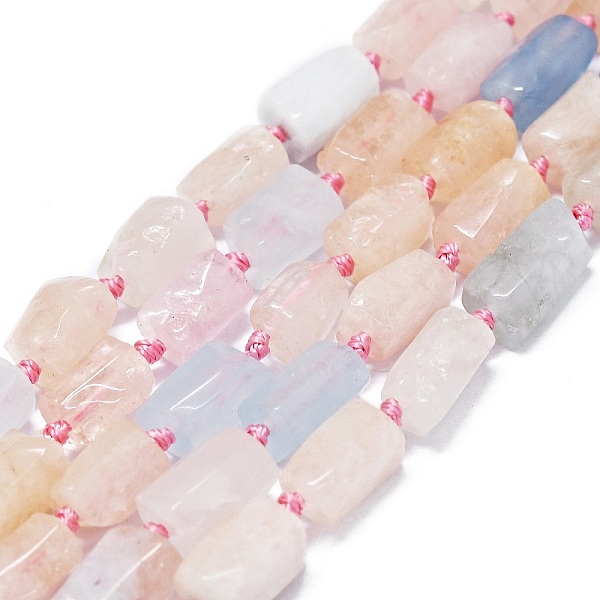 

PandaHall Natural Morganite Beads Strands, Nuggets, 8~13x5~7x5~7mm, Hole: 0.8mm, about 33pcs/strand, 17.32''(44cm) Morganite Nuggets