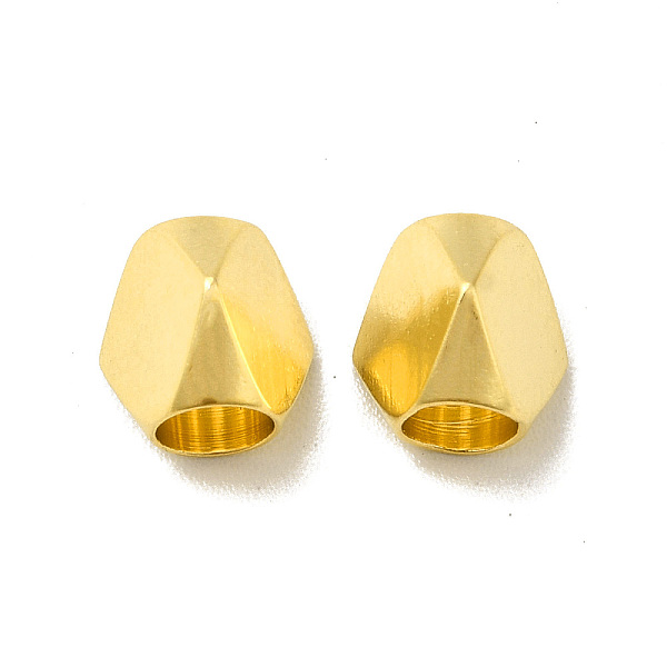 

PandaHall Brass Beads, Cadmium Free & Lead Free, Nuggets, Real 24K Gold Plated, 6.5x6x6mm, Hole: 3.5mm Brass Nuggets