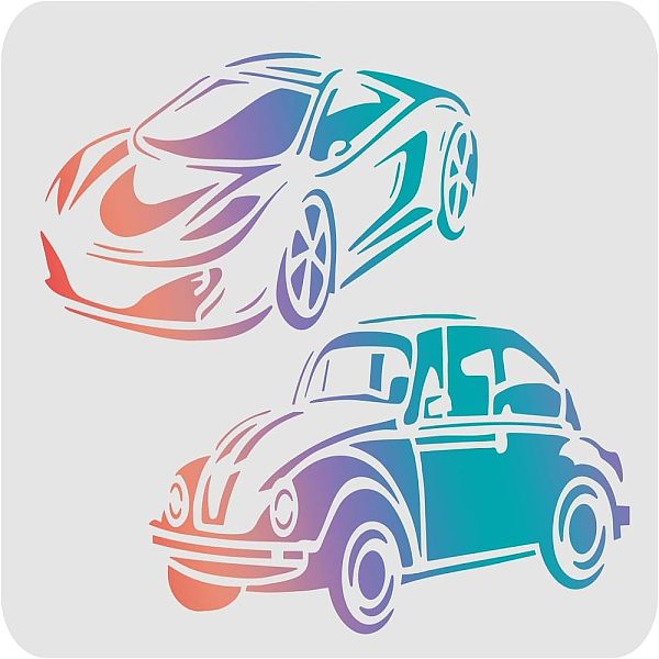 

PandaHall Large Plastic Reusable Drawing Painting Stencils Templates, for Painting on Scrapbook Fabric Tiles Floor Furniture Wood, Rectangle...