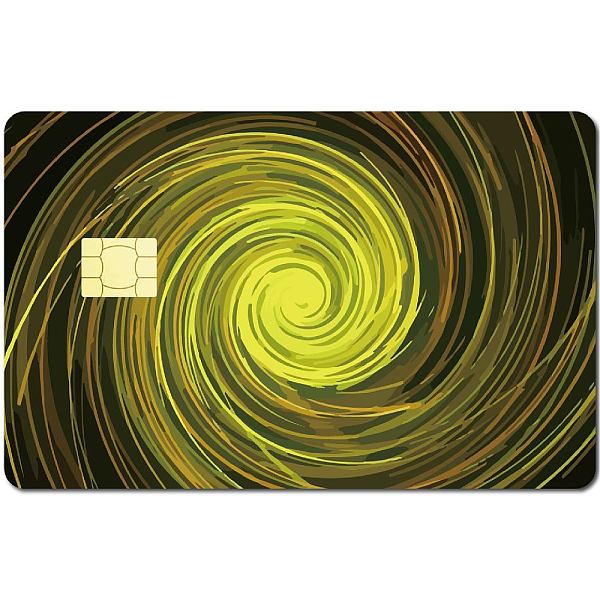 

PandaHall CREATCABIN Card Skin Sticker Vortex Debit Credit Card Skins Covering Anime Magic Bank Card Protecting Decals Wrap Waterproof...