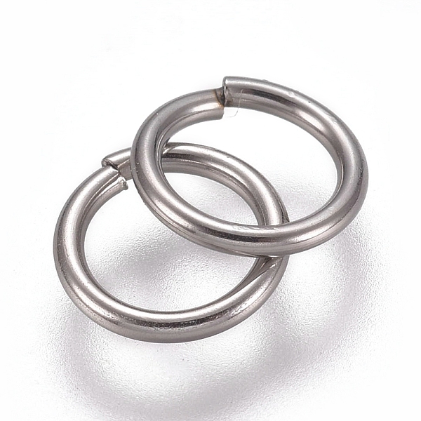 

PandaHall 304 Stainless Steel Jump Rings, Soldered Jump Rings, Closed Jump Rings, Stainless Steel Color, 20 Gauge, 6x0.8mm, Inner Diameter...