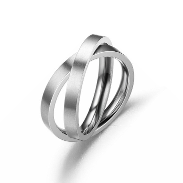 

PandaHall Stainless Steel Rotating Rings, Criss Cross Rings, Stainless Steel Color, Inner Diameter: 19mm Stainless Steel Ring