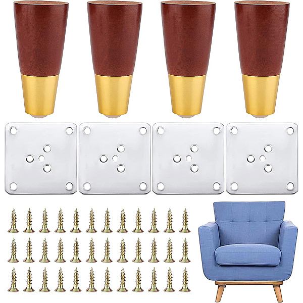Natural Wooden Couch Legs