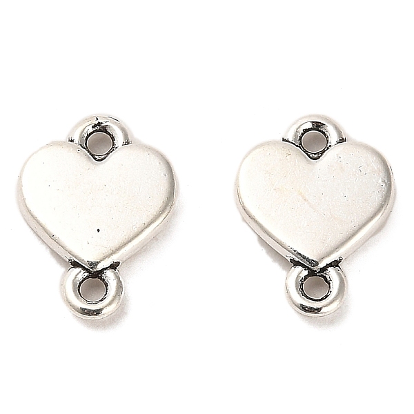 

PandaHall Tibetan Style Alloy Connector Charms, Cadmium Free & Lead Free, Heart, Antique Silver, 12x9x2mm, Hole: 1.4mm, about 1470pcs/1000g...