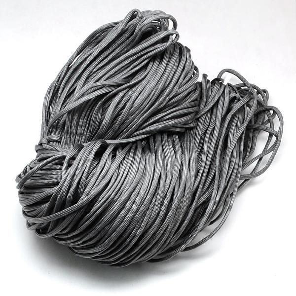 

PandaHall 7 Inner Cores Polyester & Spandex Cord Ropes, Solid Color, for Rope Bracelets Making, Slate Gray, 4~5mm, about 109.36 yards...
