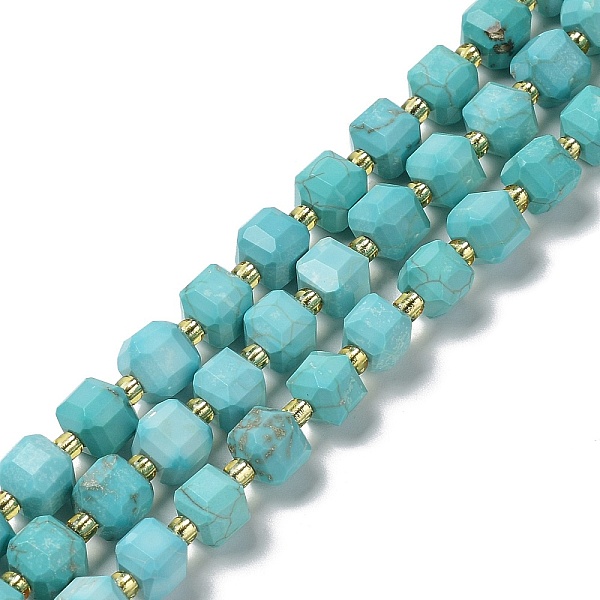 Natural Howlite Bea… - image