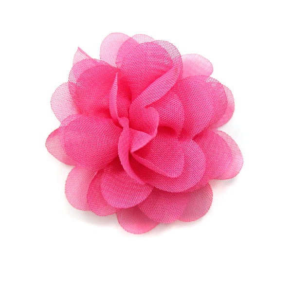 

PandaHall Lace Costume Accessories, Flower, Deep Pink, 50mm Cloth Flower Pink