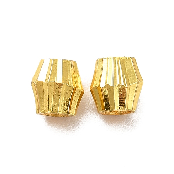 

PandaHall Rack Plating Brass Beads, Long-Lasting Plated, Bicone, Golden, 4x4x4mm, Hole: 1.6mm Brass Bicone