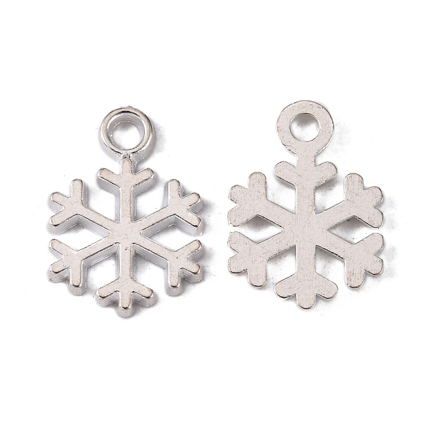 

PandaHall Tibetan Style Alloy Pendants, Cadmium Free & Lead Free, Snowflake, for Christmas, Silver Color Plated, 15x12x1mm, Hole: 2mm Alloy...