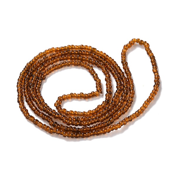 

PandaHall Waist Beads, Transparent Glass Seed Beads Stretch Body Chain, Fashion Summer Jewelry for Women, Sienna, 31-1/2~31-7/8 inch..., Brown