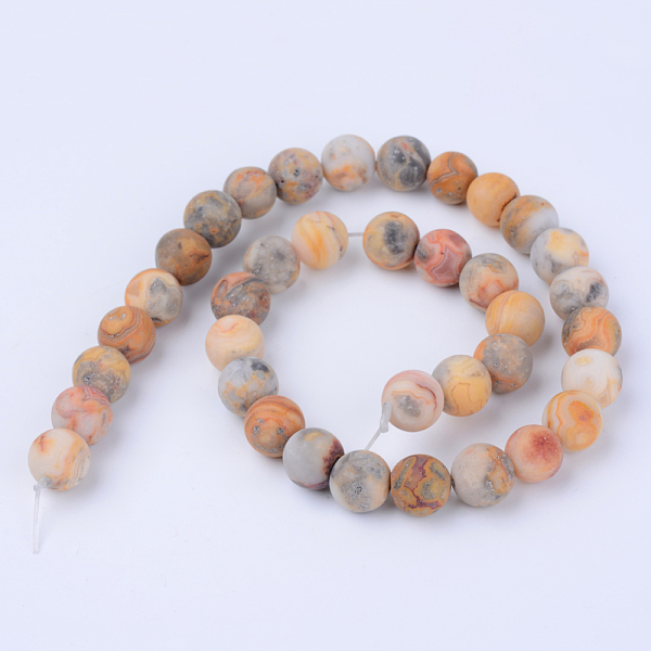 Natural Crazy Lace Agate Beads Strands