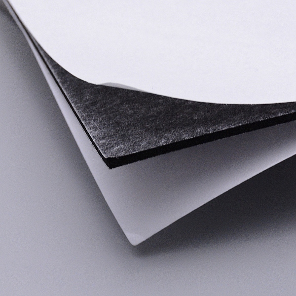 

PandaHall Sponge EVA Sheet Foam Paper Sets, With Double Adhesive Back, Antiskid, Rectangle, Black, 15x10x0.2cm Foam Rectangle Black