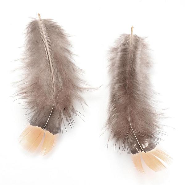 

PandaHall Chicken Feather Costume Accessories, Sandy Brown, 70~80x30mm Feather Feather Brown