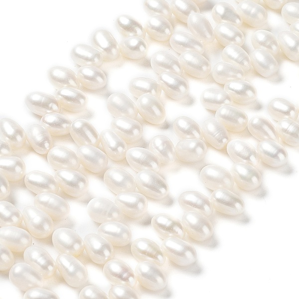 

PandaHall Natural Cultured Freshwater Pearl Beads Strands, Grade 5A, Rice, Old Lace, 8~9x6~7mm, Hole: 0.1mm, about 83~84pcs/strand, 16.26...