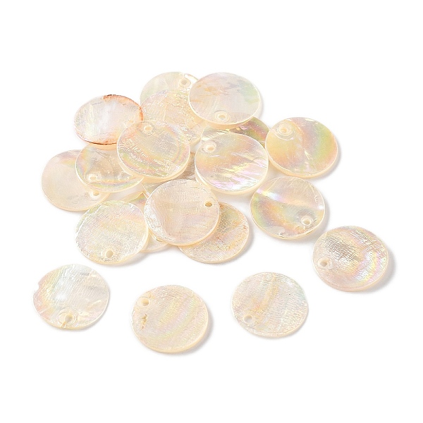 Natural Capiz Shell Pendants