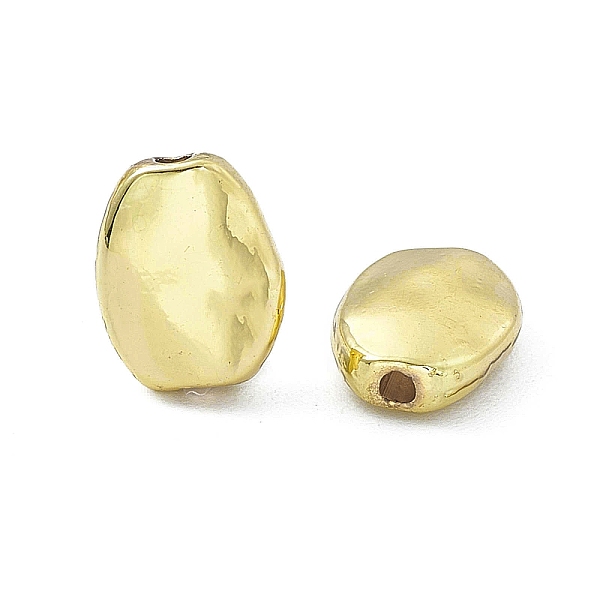 

PandaHall Rack Plating Alloy Beads, Oval, Light Gold, 11x8.5x3.5mm, Hole: 1.6mm Alloy Oval